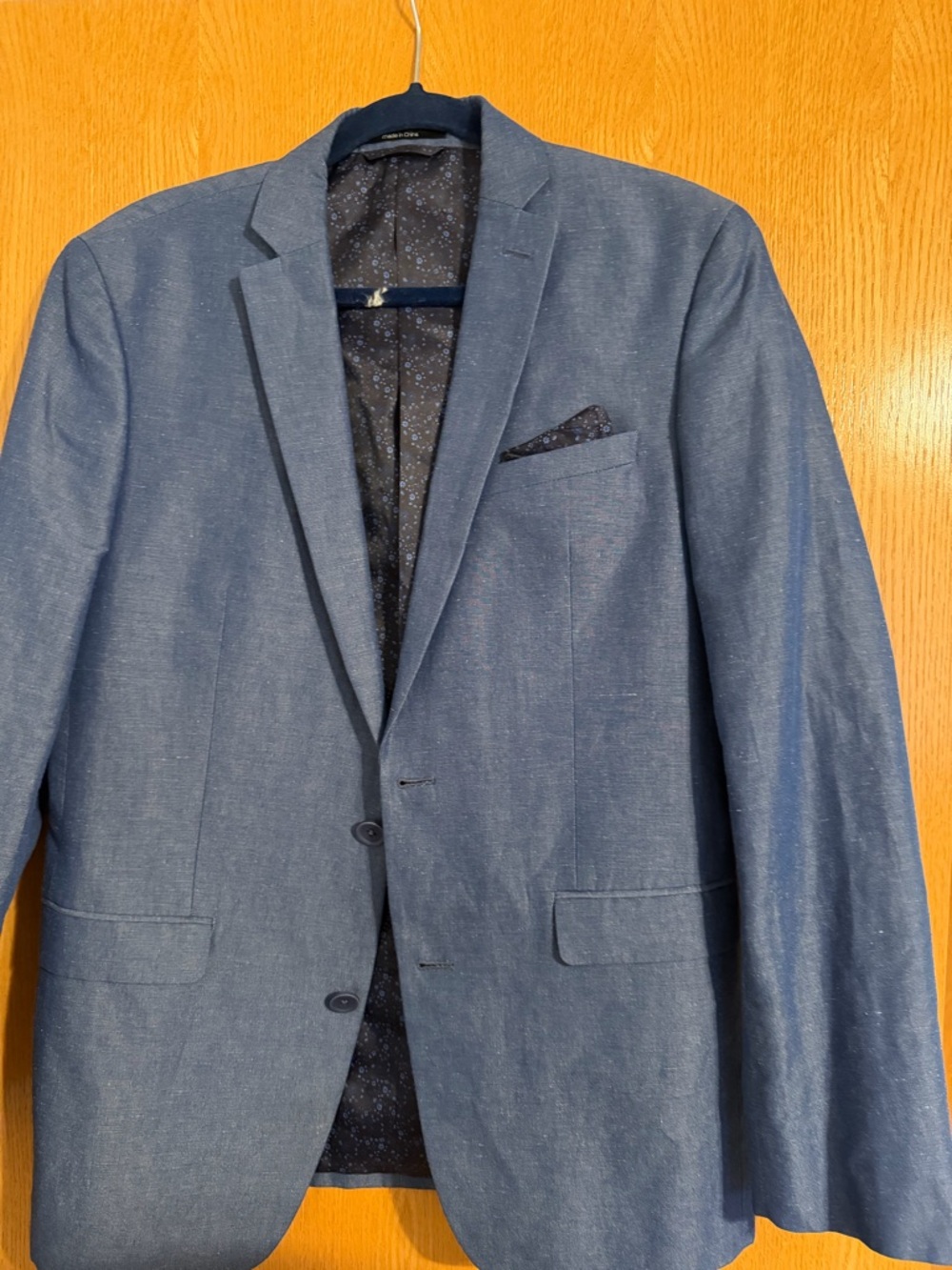 Men's Navy Blue Blazer - Classic Tailored Jacket